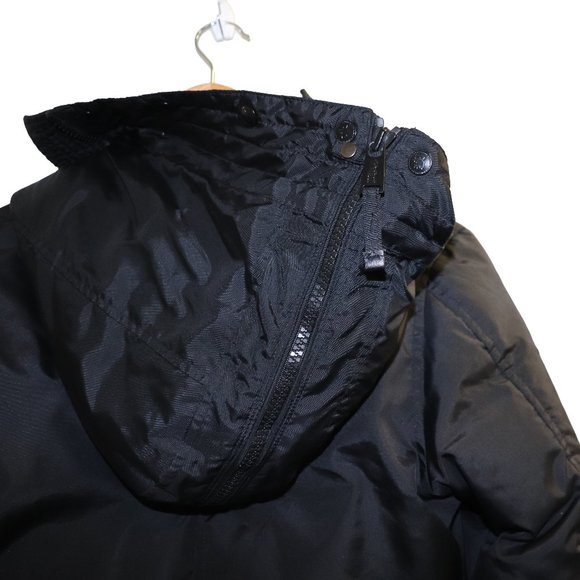 Pajar Black Down Feather Parka Winter Jacket - Picture 4 of 11